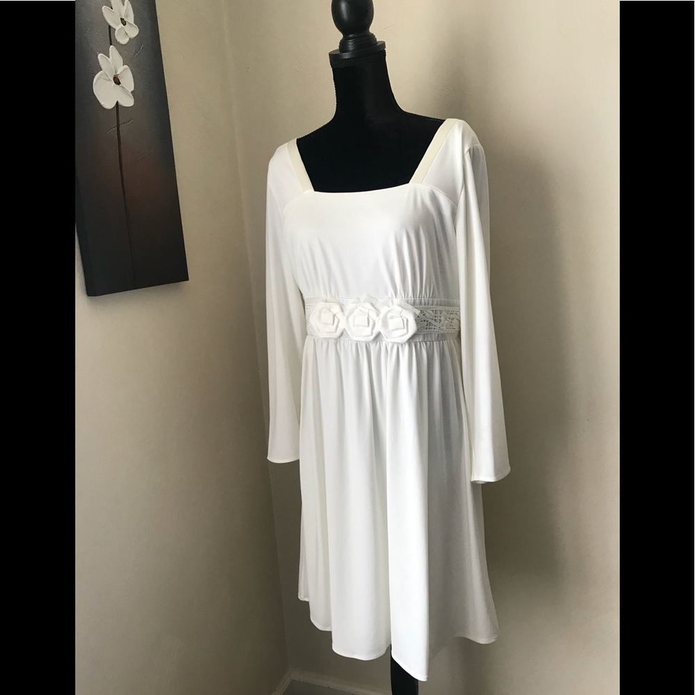 Marc Bouwer Dress w/Rosettes